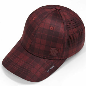 plaid workout hat