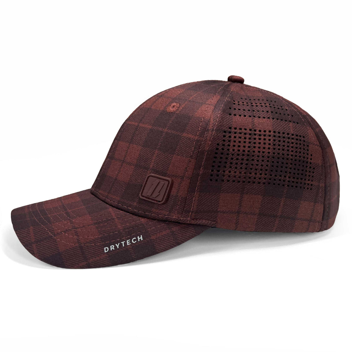 plaid workout hat