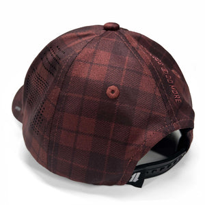 red plaid gym hat
