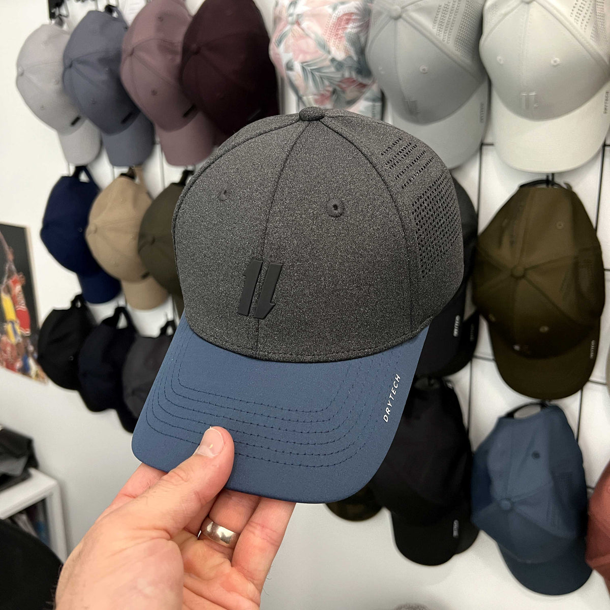 two tone gym hats