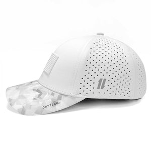 white flag hat