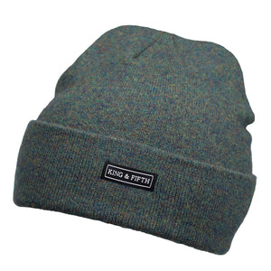 Mens 100% Cashmere Beanie - The David