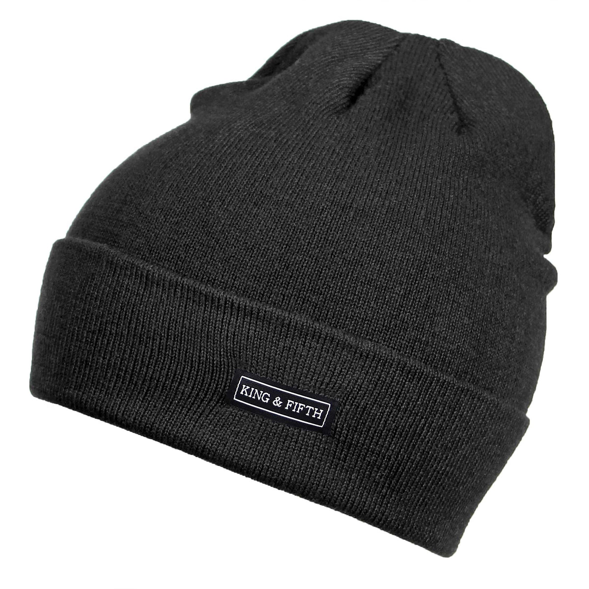 Black Cashmere Beanie for Women