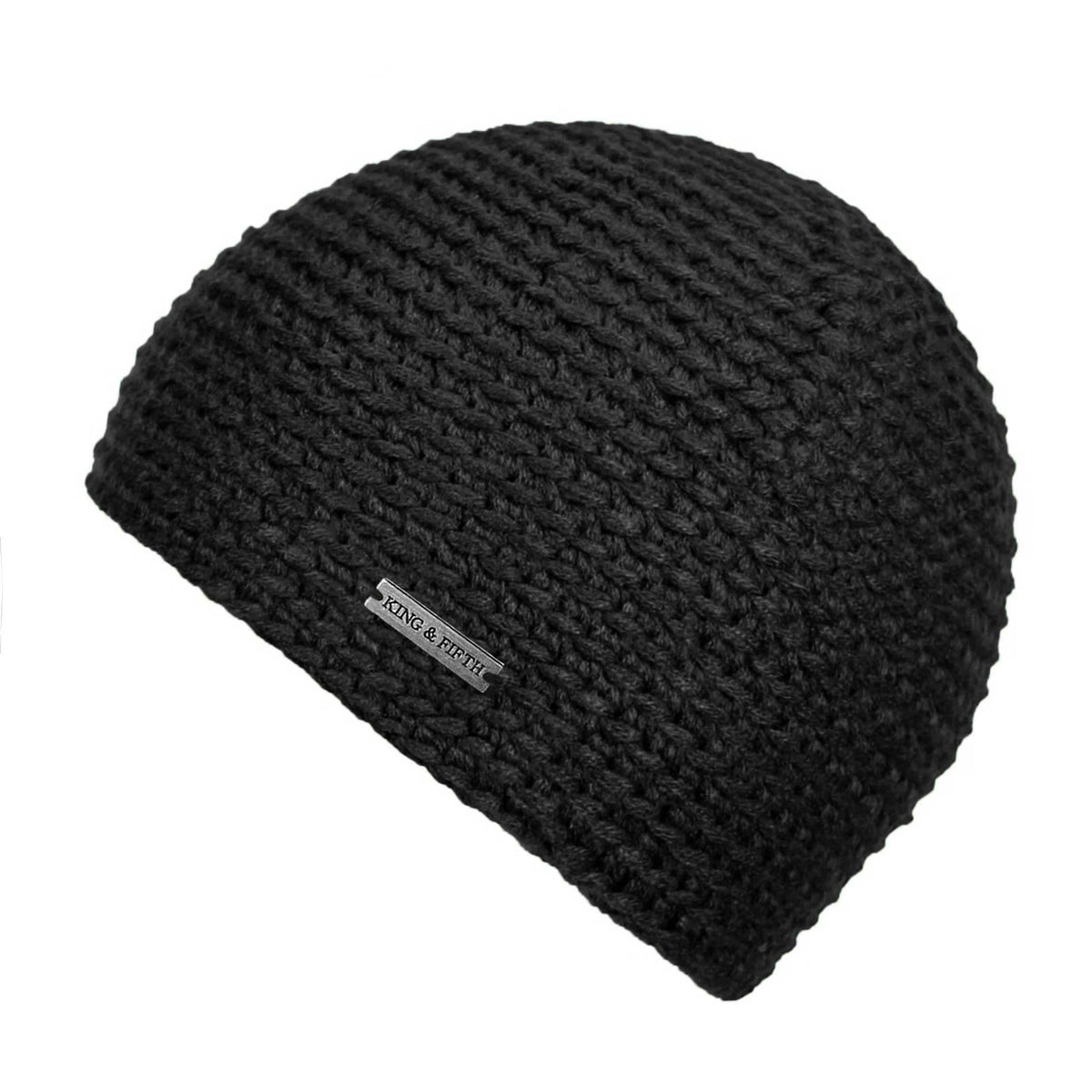 Black Skull Cap Beanies for Men
