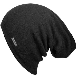 Black Slouchy Beanie