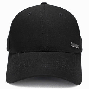 Black baseball caps for men