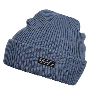 Blue Slouchy Beanie for Men