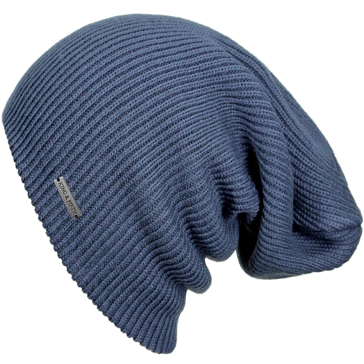 Blue Slouchy Beanies