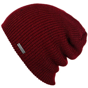 Burgundy Slouchy Beanie