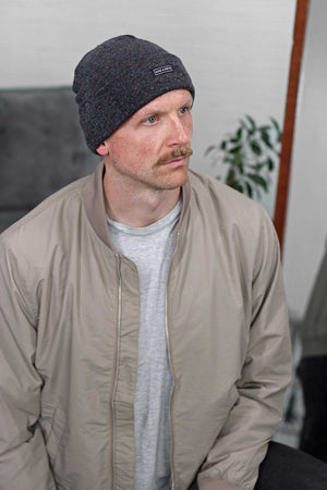 Charcoal Slouchy Beanie