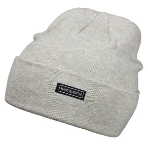 Gray Slouchy Beanie for Men