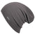 Womens Black Cotton slouchy beanie