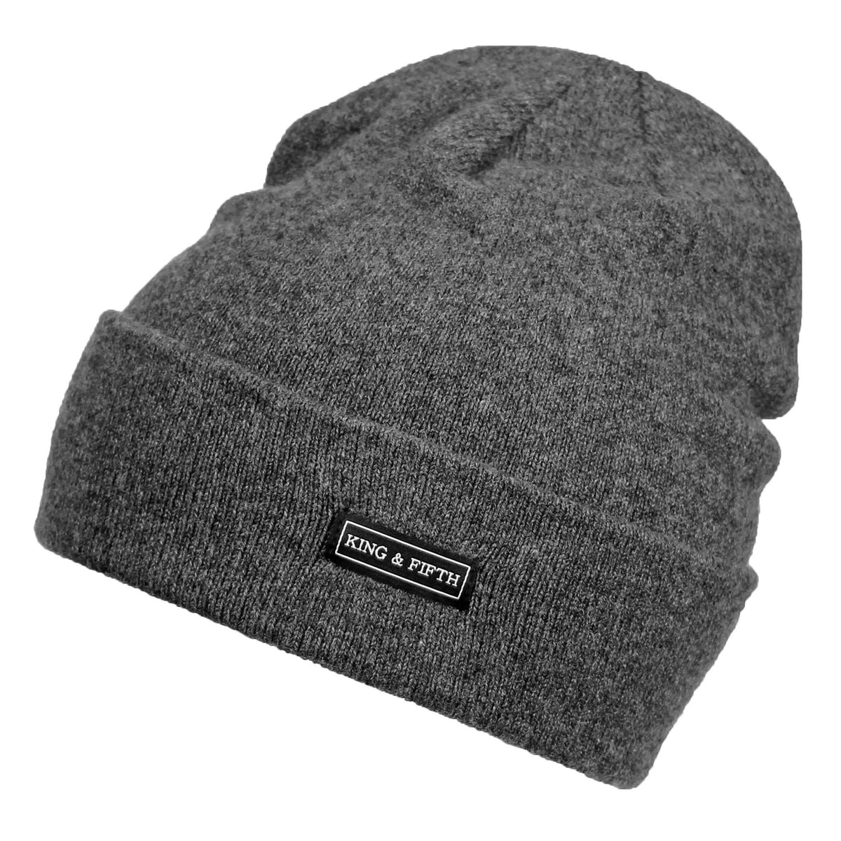 Grey Cashmere Beanie for Women