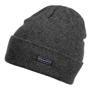 Grey Slouchy Beanie for Men