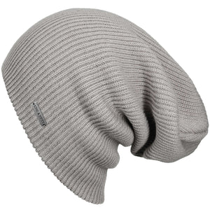 Grey Womens Slouchy Beanies