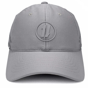 Grey running hat
