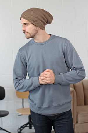 Mens Slouchy Beanie - The Forte XL