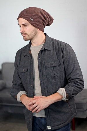 Mens Slouchy Beanie - The Forte XL