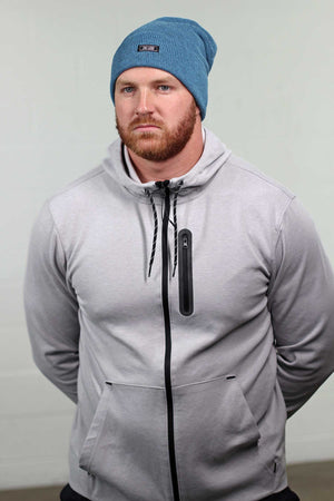 Mens Performance Beanie Blue