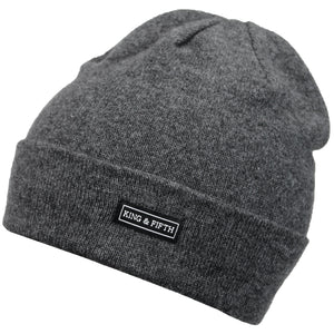 Womens Cashmere Beanie Grey