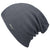 Black Summer Beanie for Men