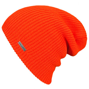 Orange Slouchy Beanies For Men