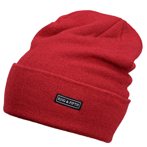 Oversized Beanie Mens Red