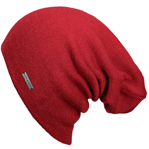 Red Slouchy Beanie