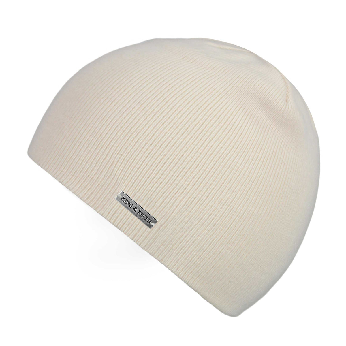 White Skull Cap Beanie for Men