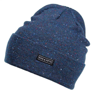 Womens Blue Slouchy Beanies