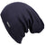 Black Slouchy Beanie