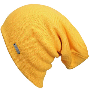 Yellow Running Beanie