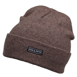 Mens 100% Cashmere Beanie - The David
